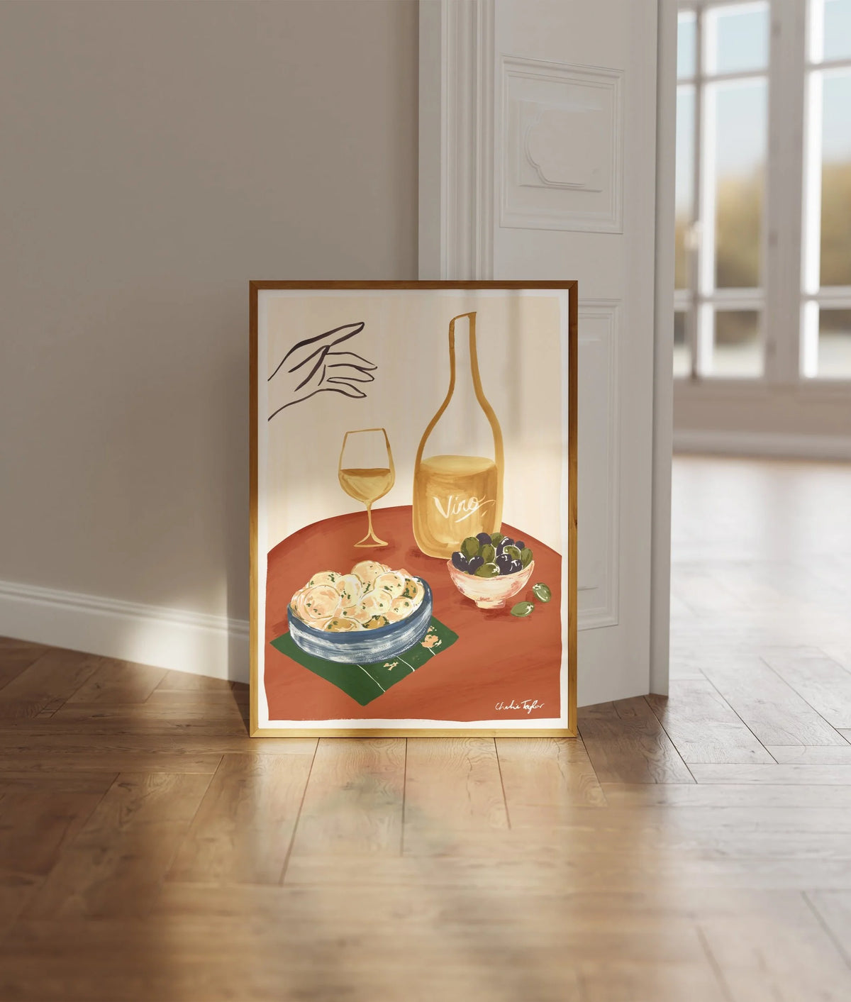 Wine and Crisps' Print
