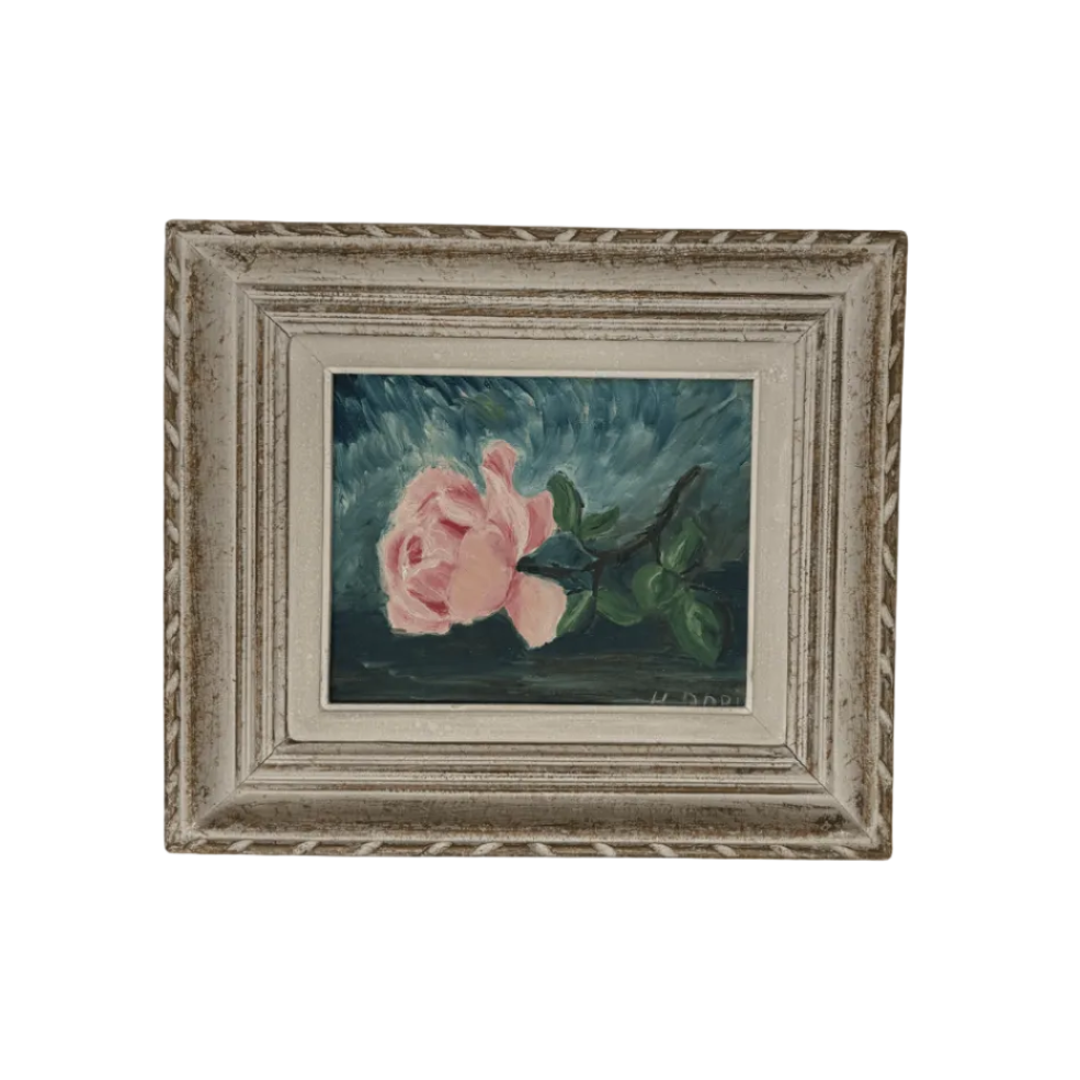 oil painting, floral painting, antique floral painting, vintage french artwork, vintage art, antique oil painting, antique artwork