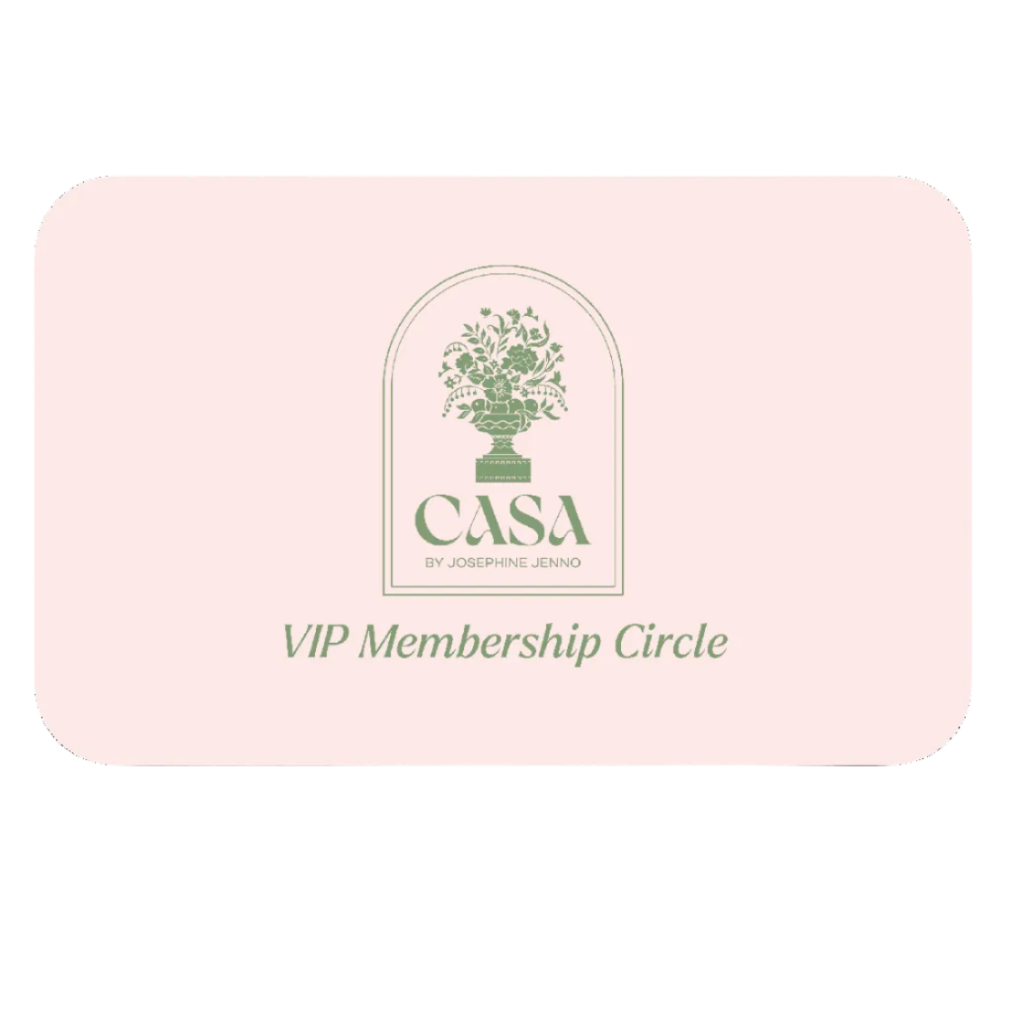 VIP Membership Circle Digital Card