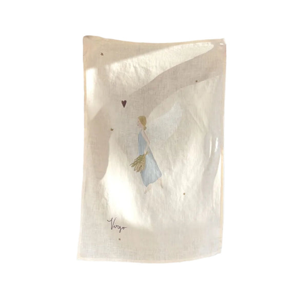 Linen Tea Towel "Virgo"