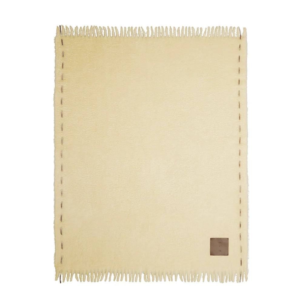 Butter Mohair Blanket – Viso X Ready To Hang