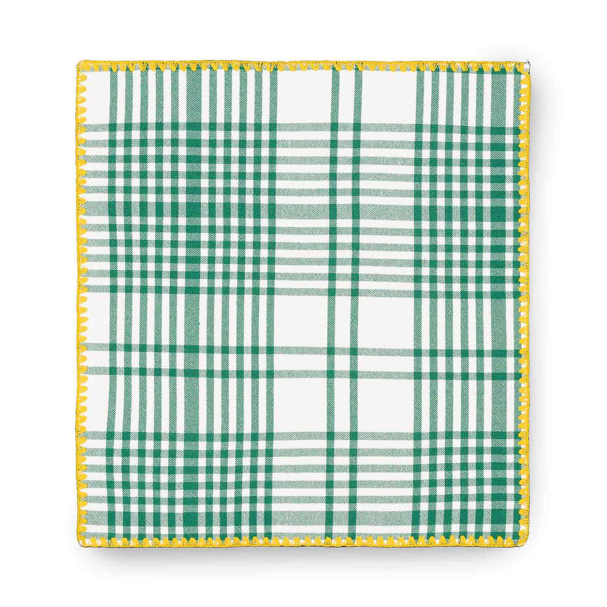 Green and Yellow Trattoria Set of Two Napkins