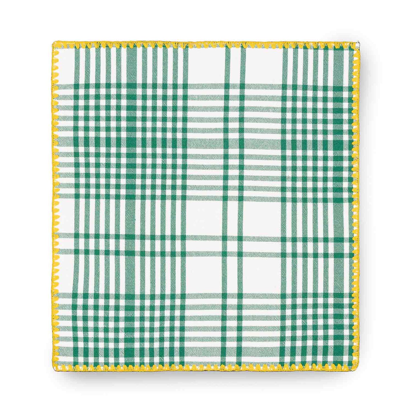 Green and Yellow Trattoria Set of Two Napkins