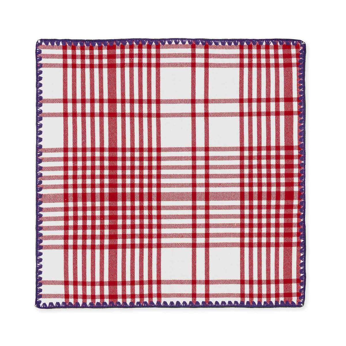 Red and Purple Trattoria Set of Two Napkins