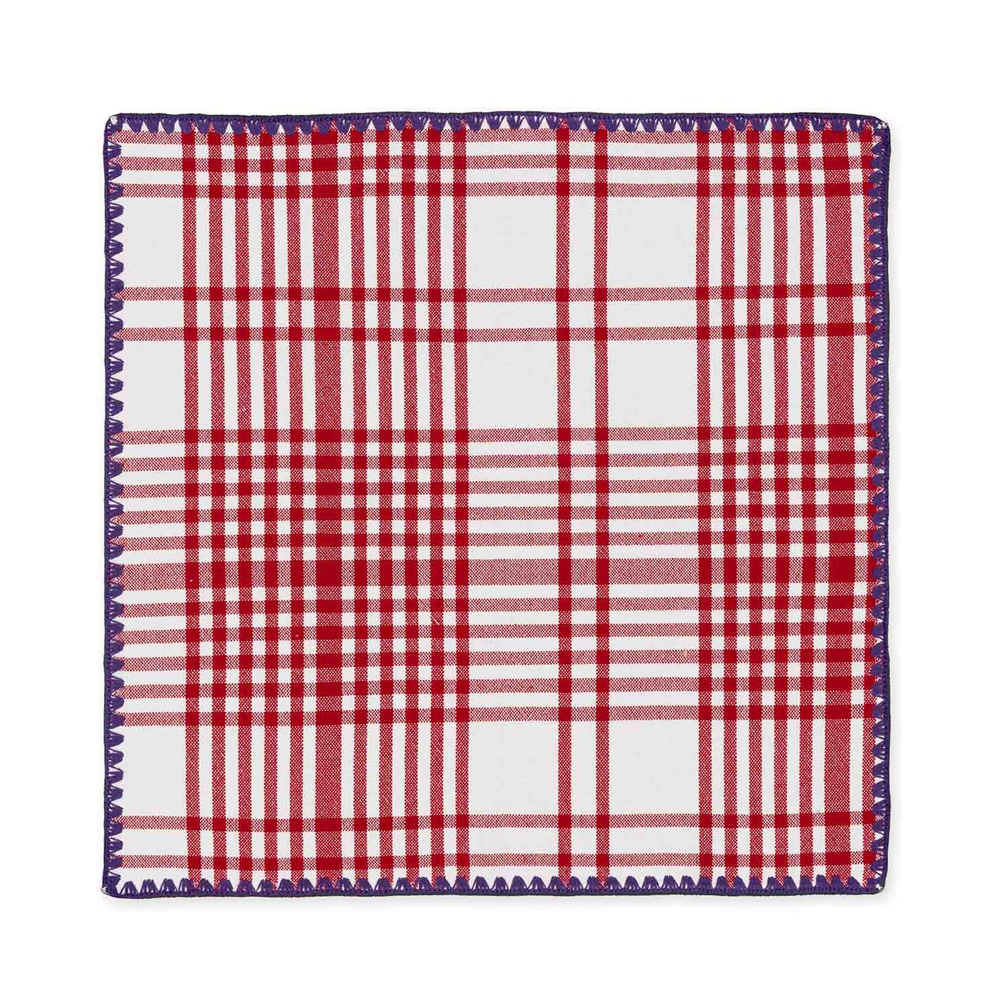 Red and Purple Trattoria Set of Two Napkins