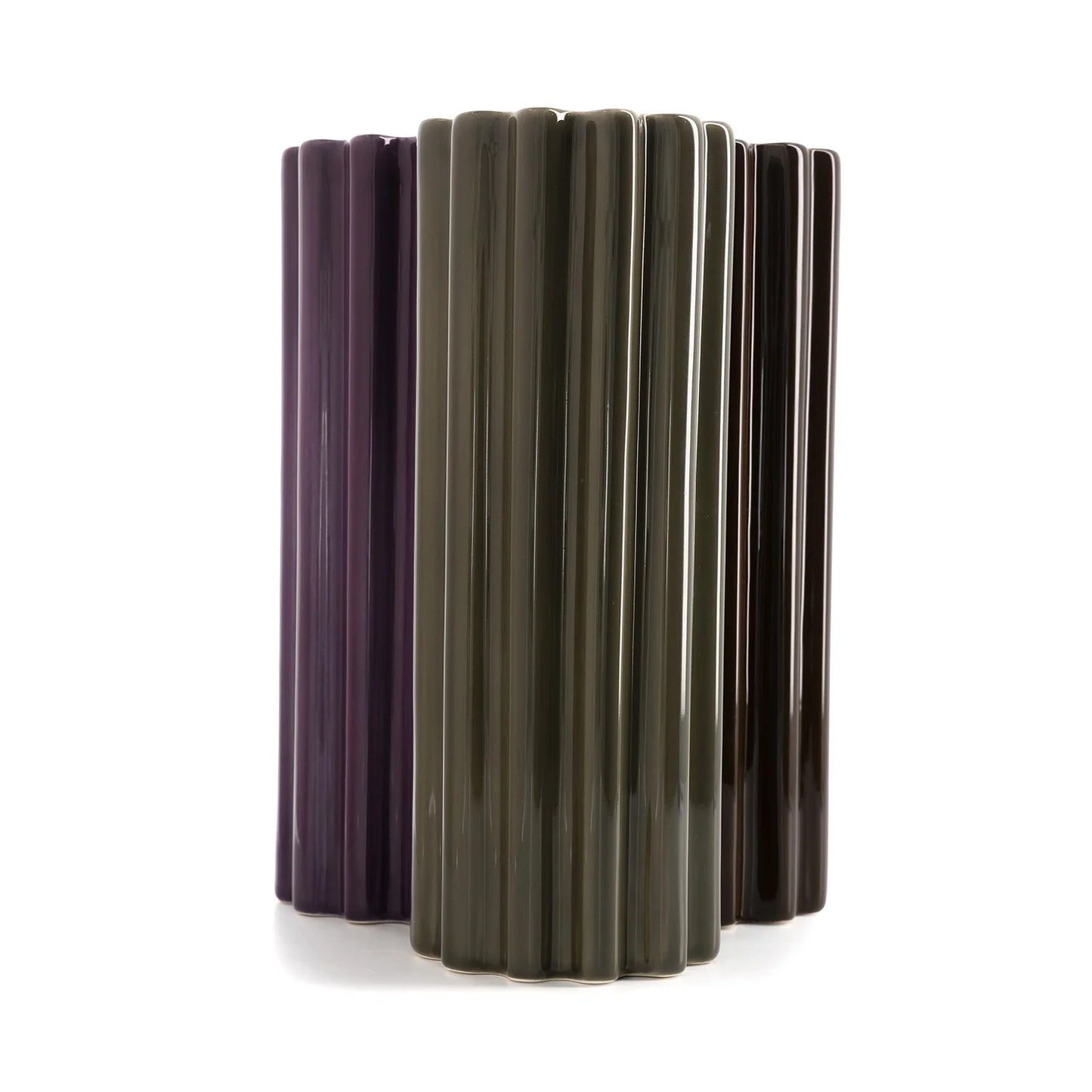 Churro Ceramic Vase – Purple