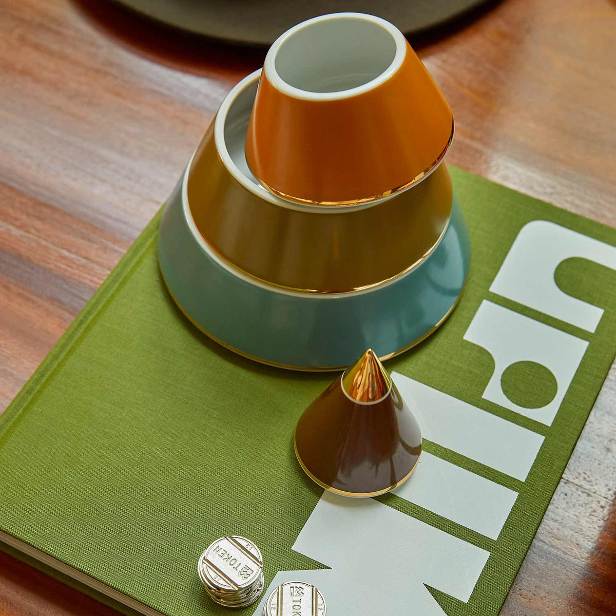 Pyramid Porcelain Jewelry Box