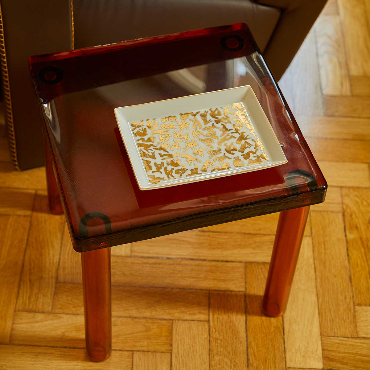 Porcelain Gold Kamo Sutra Tray