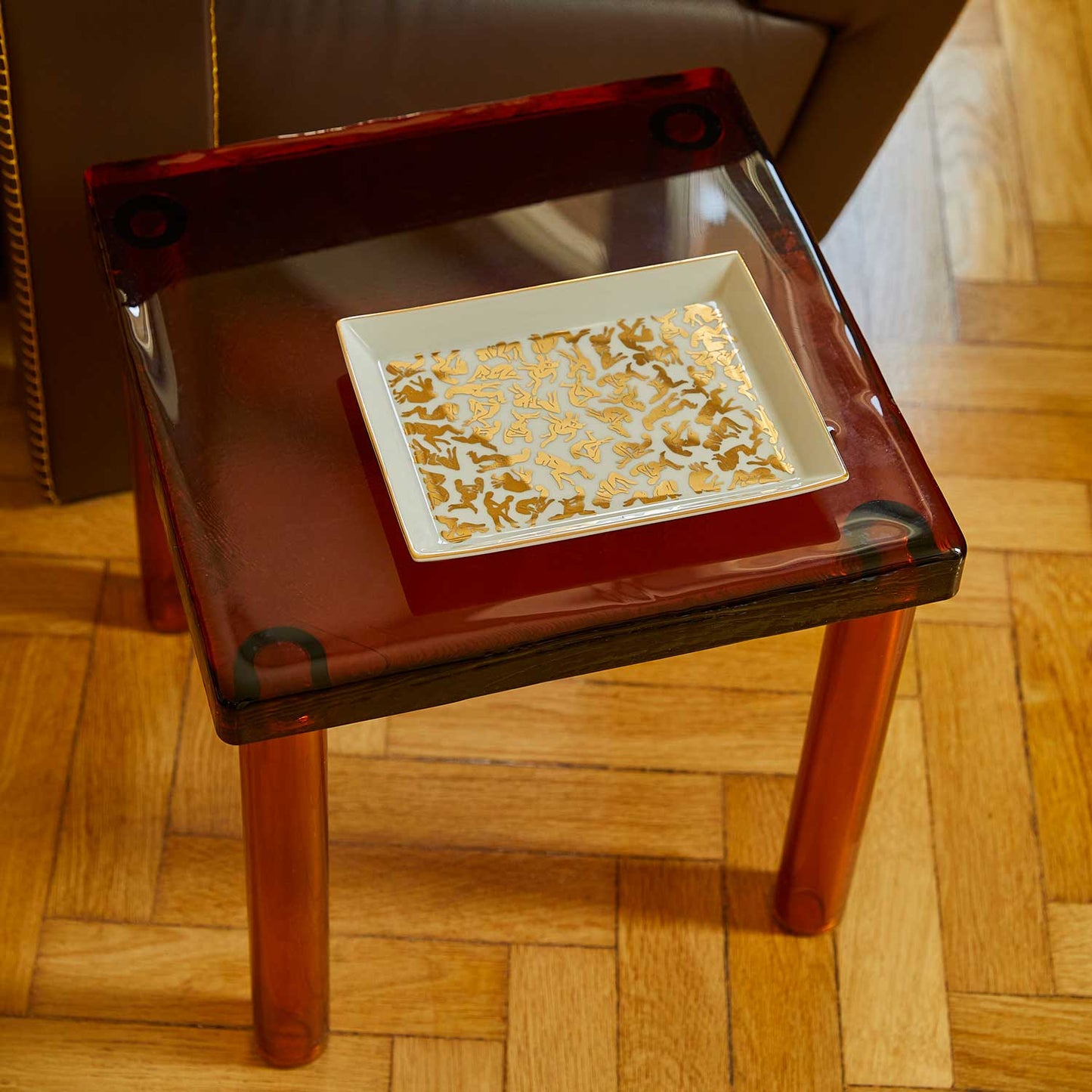 Porcelain Gold Kamo Sutra Tray