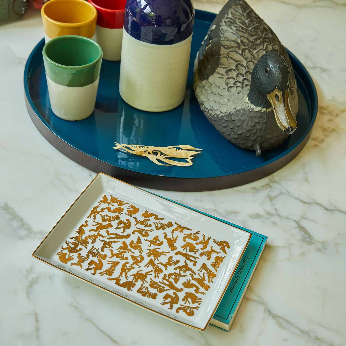 Porcelain Gold Kamo Sutra Tray
