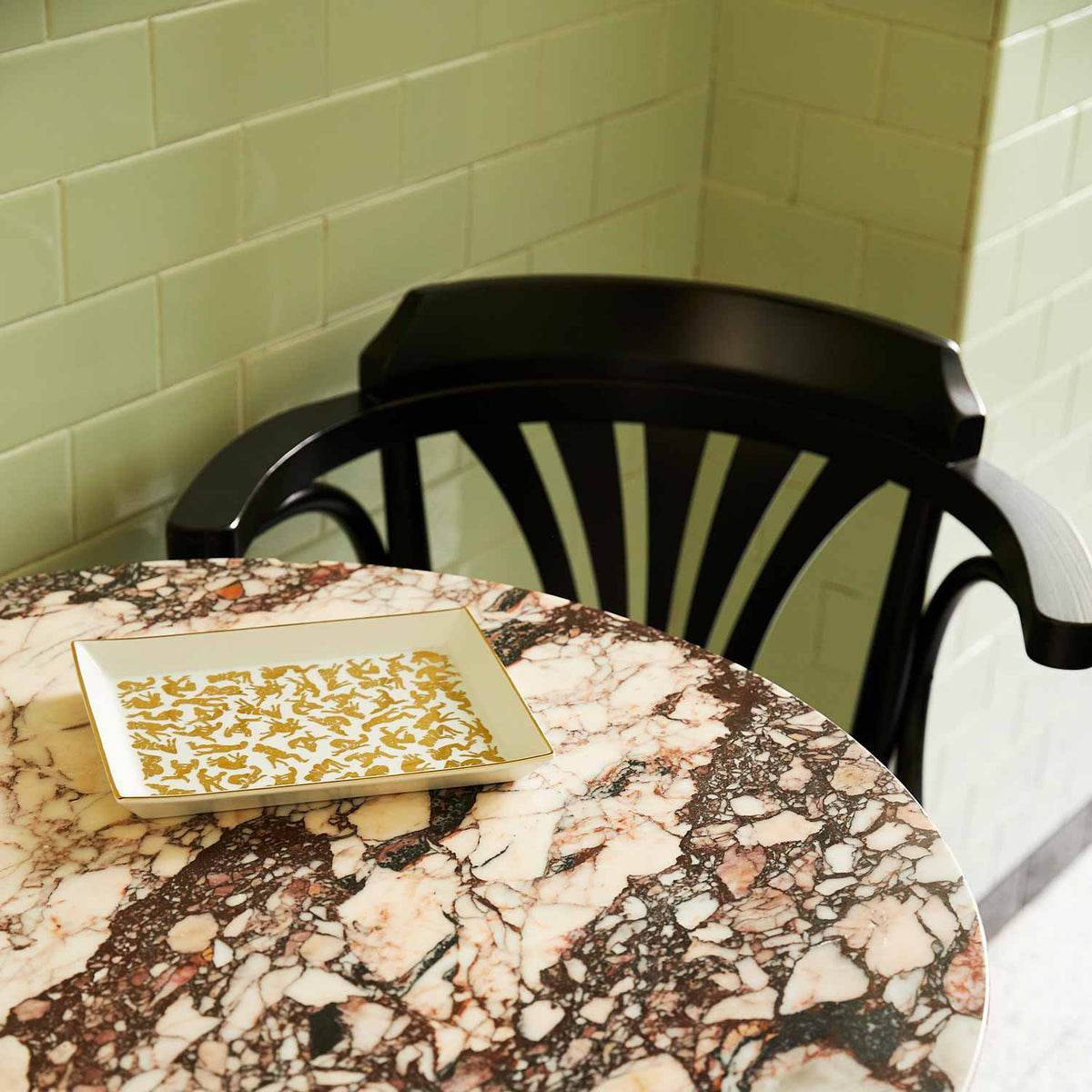 Porcelain Gold Kamo Sutra Tray