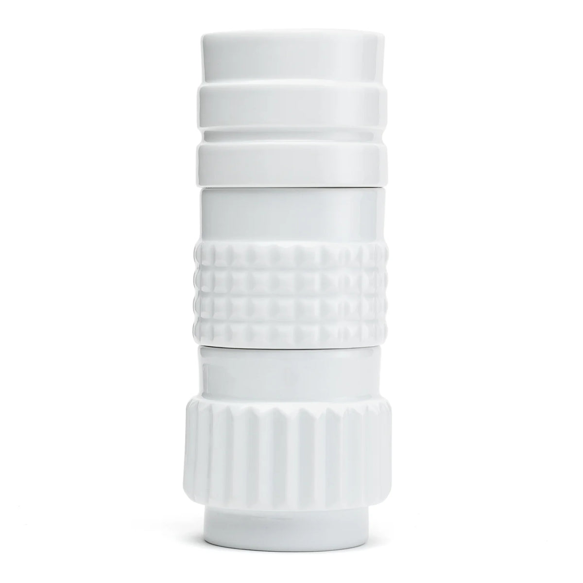 Tuercas White Porcelain Cup Set