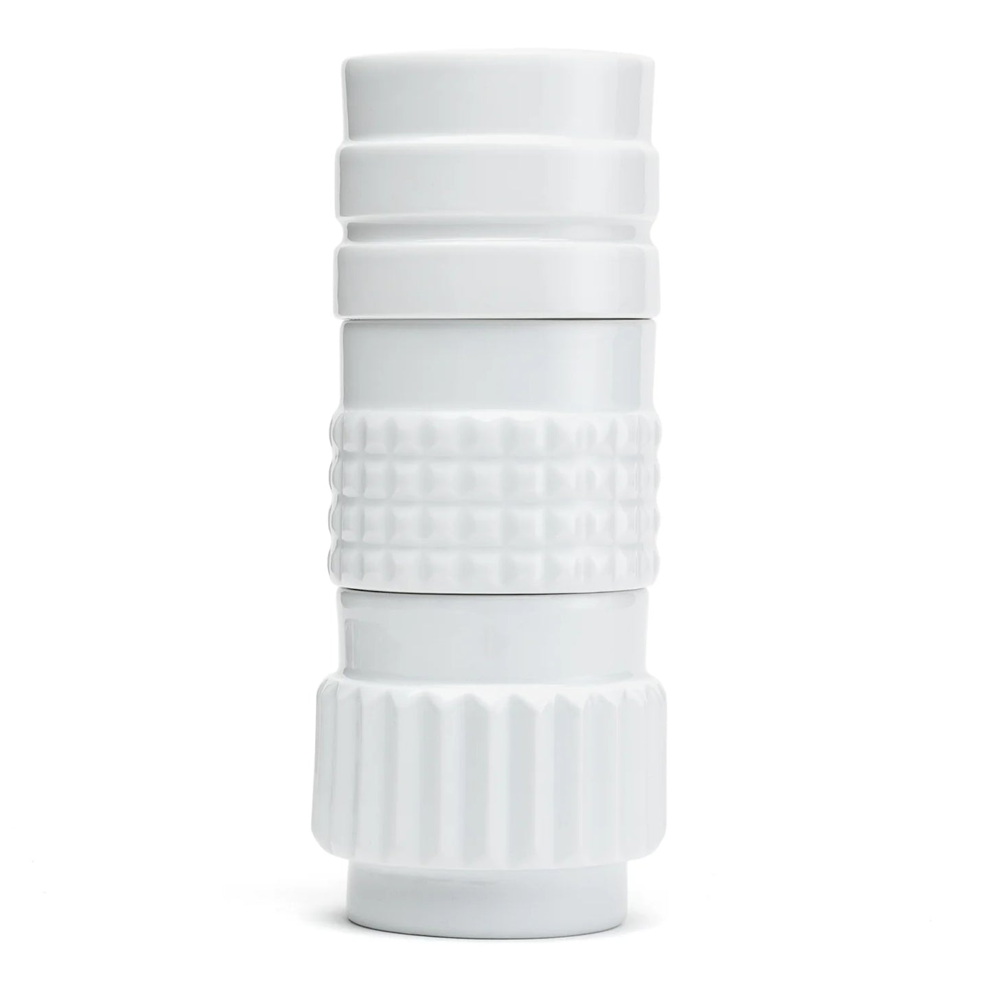 Tuercas White Porcelain Cup Set