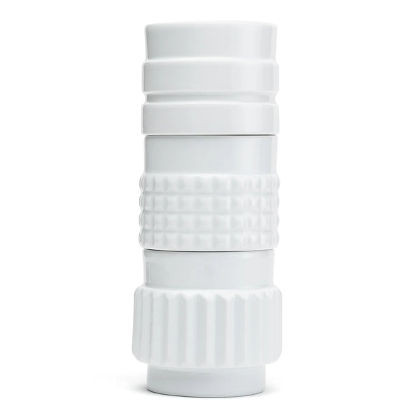 Tuercas White Porcelain Cup Set