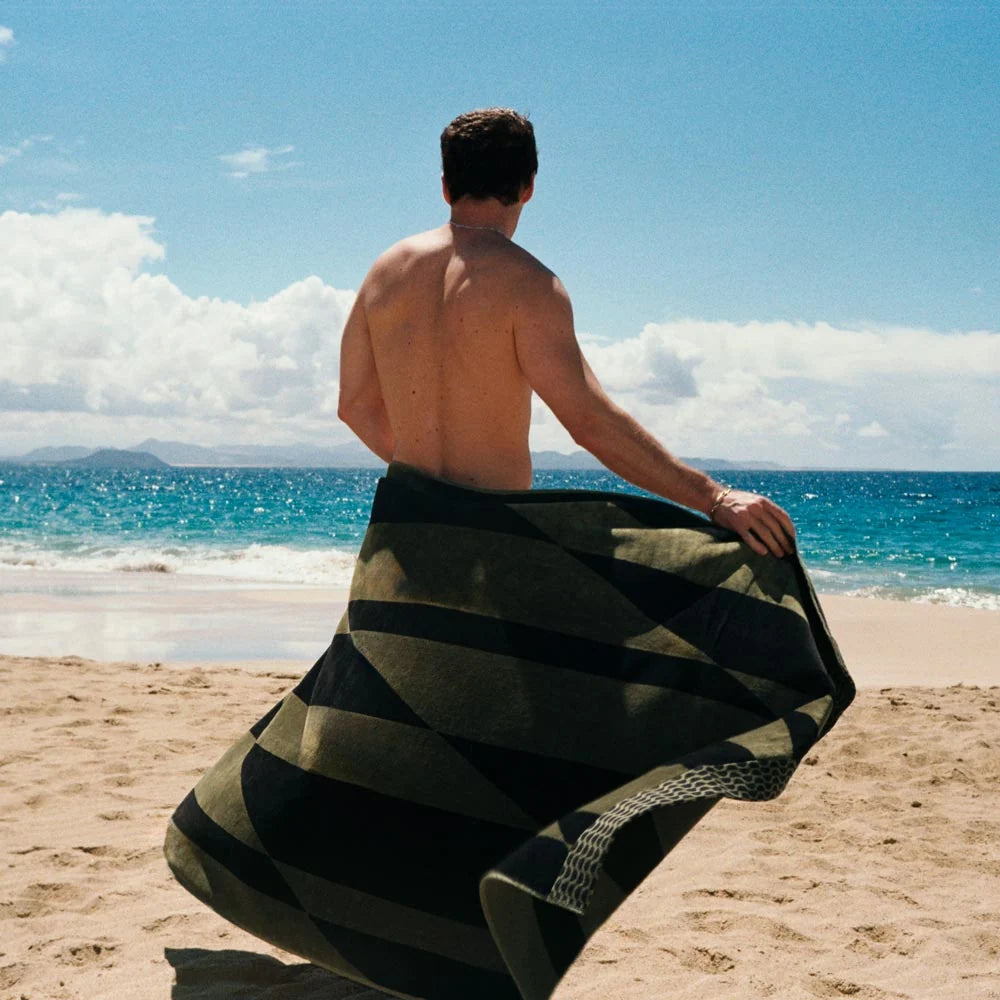 Stripes Green Towel