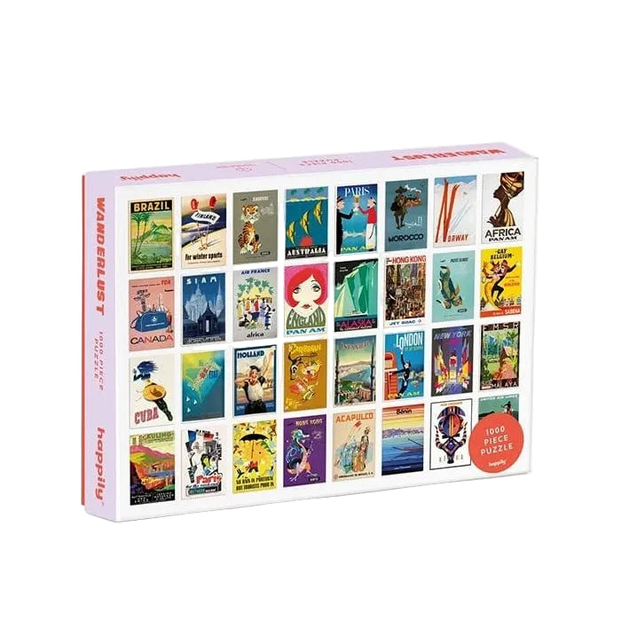 Wanderlust Vintage Travel Puzzle - Casa by Josephine Jenno