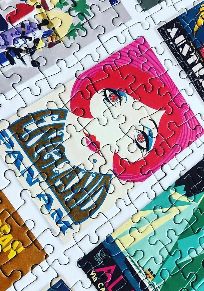 Wanderlust Vintage Travel Puzzle - Casa by Josephine Jenno