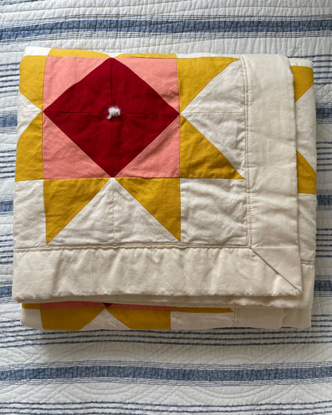 Warm Hearth Patchwork Quilt