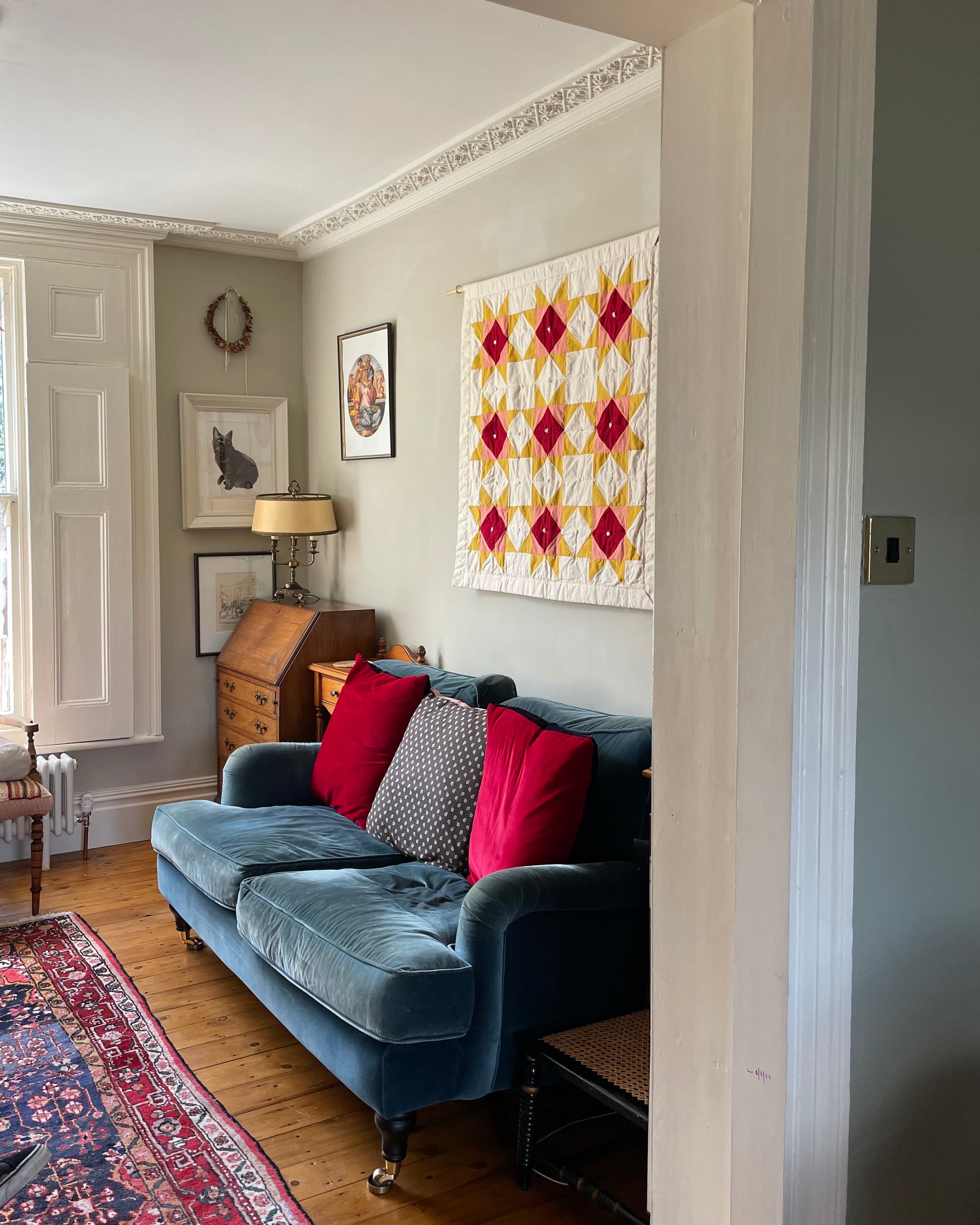 Warm Hearth Patchwork Quilt