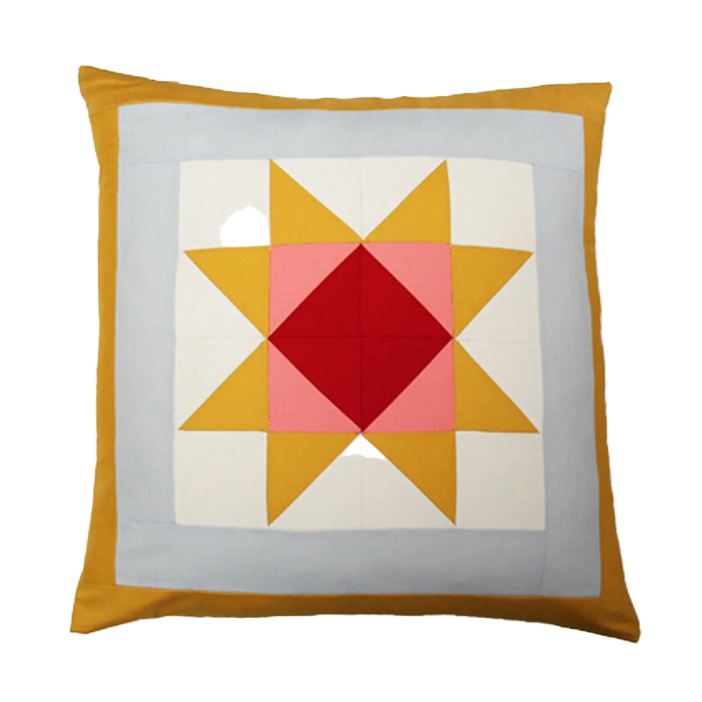 Warm Hearth Patchwork Cushion