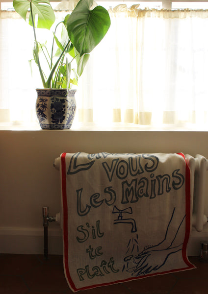 Wash Your Hands Tea Towel