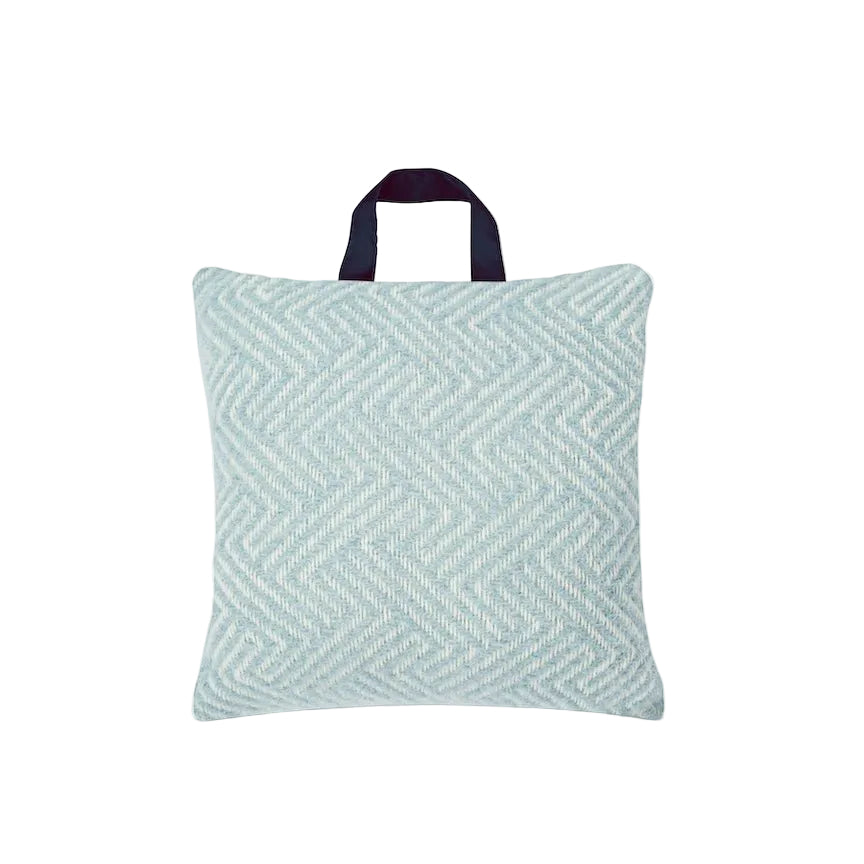 Waterproof Outdoor Cushion in Pure New Wool - Lollypop Duck Egg - Heating & Plumbing London - 