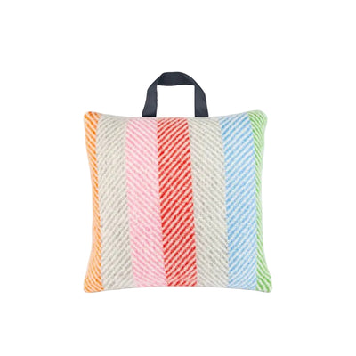 Waterproof Outdoor Cushion in Pure New Wool - Rainbow - Heating & Plumbing London - 