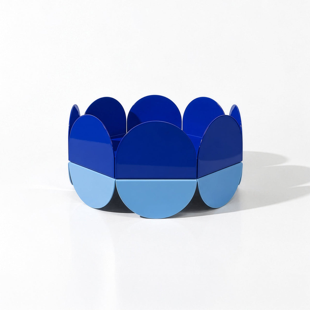 Blue Wave Bowl - Large Fruit Basket