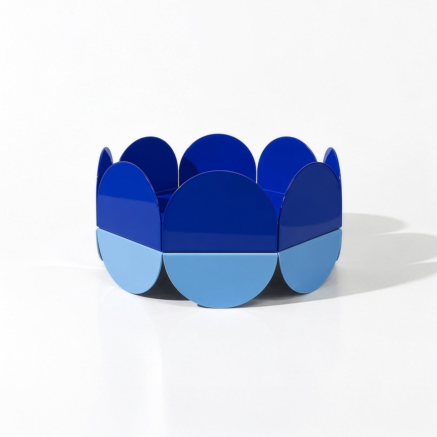 Blue Wave Bowl - Large Fruit Basket