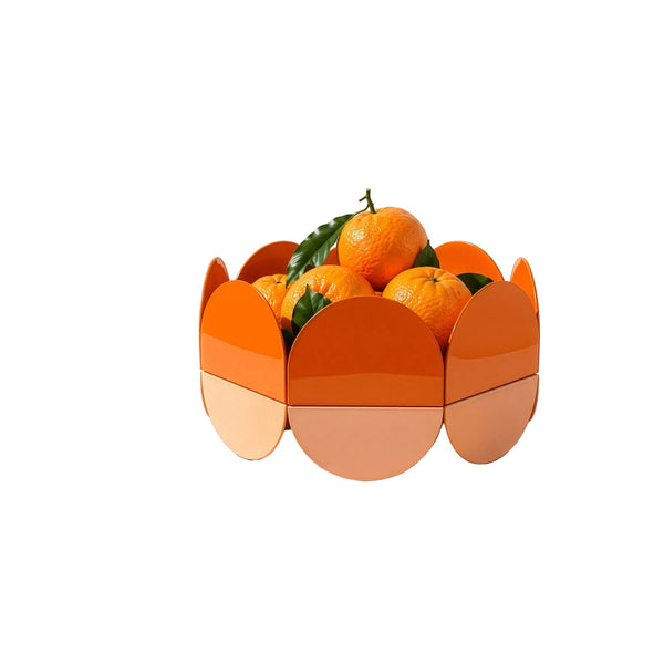 Orange Wave Bowl -  Large Fruit Basket