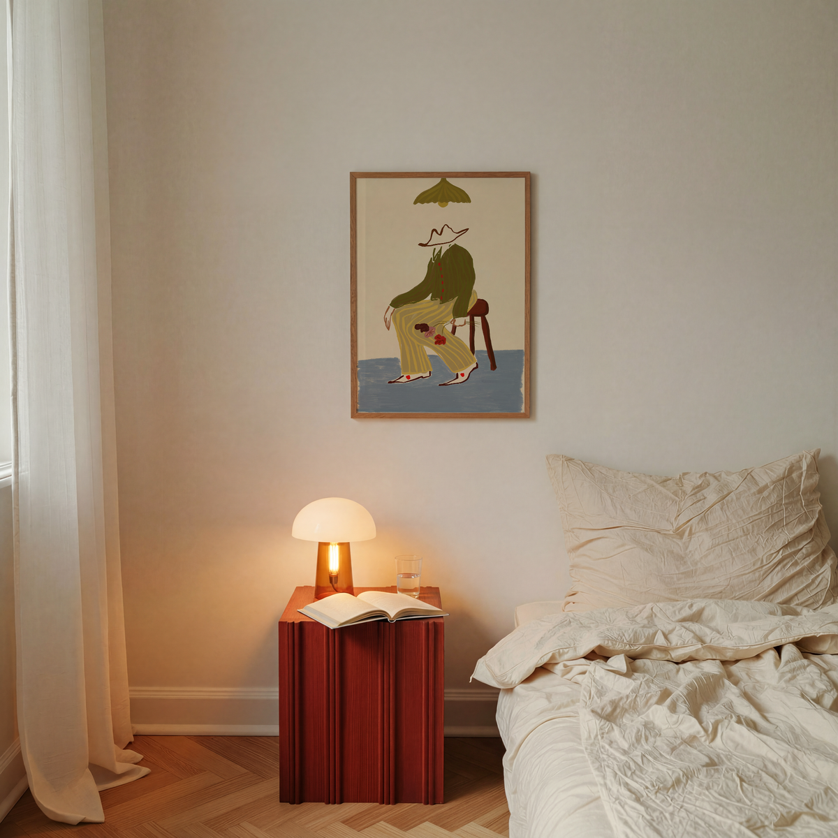 When You Get Home I'll Be There' Print