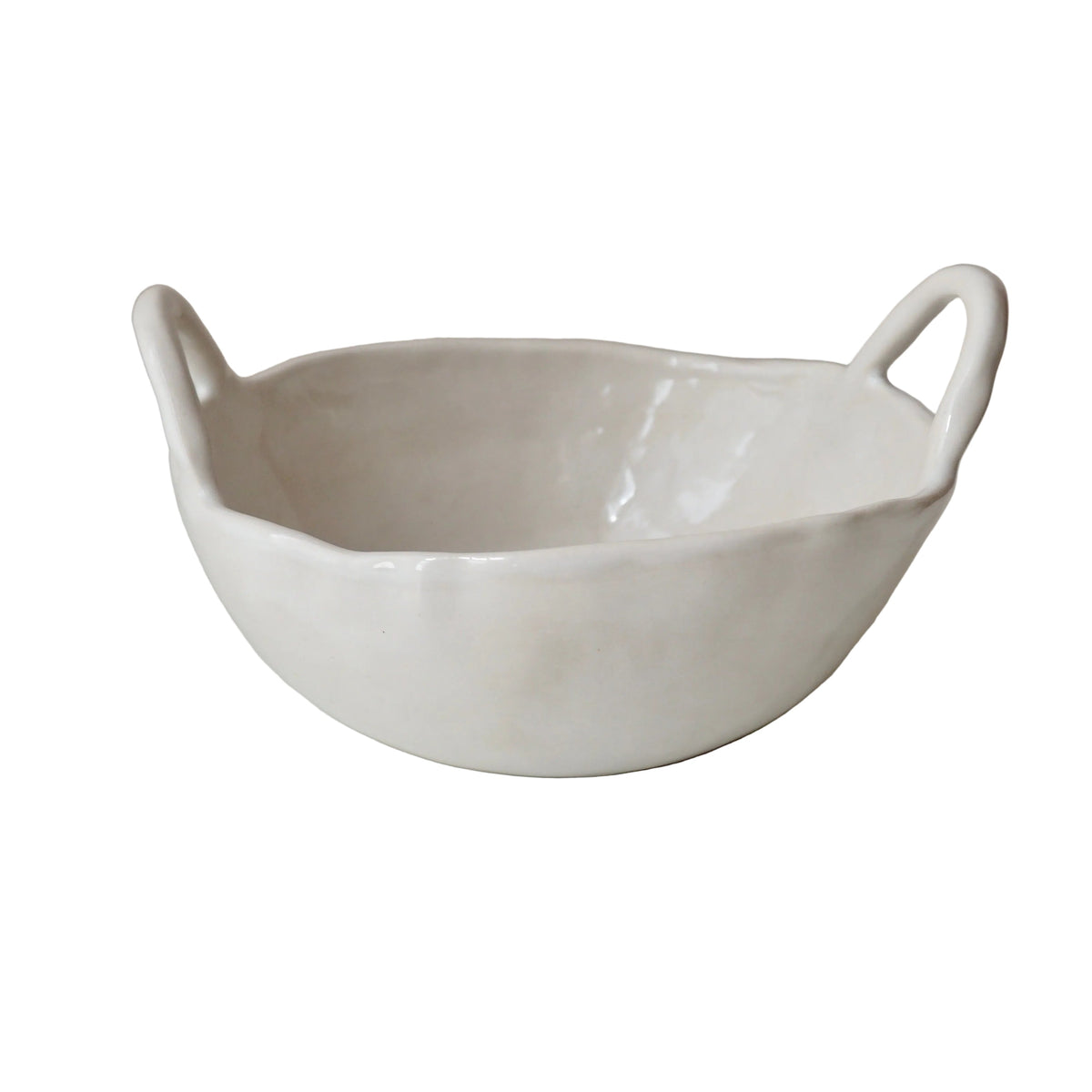 white ceramic bowl with handles