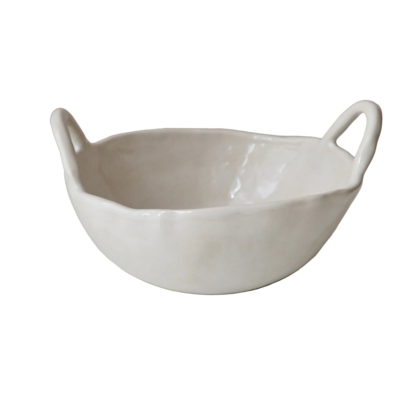 white ceramic bowl with handles