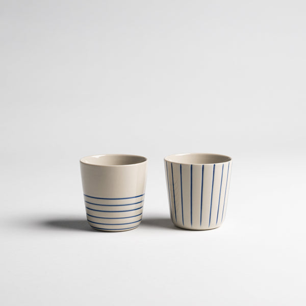 Sorrel Beaker - Brushed Indigo Blue - Small (Set of 2)