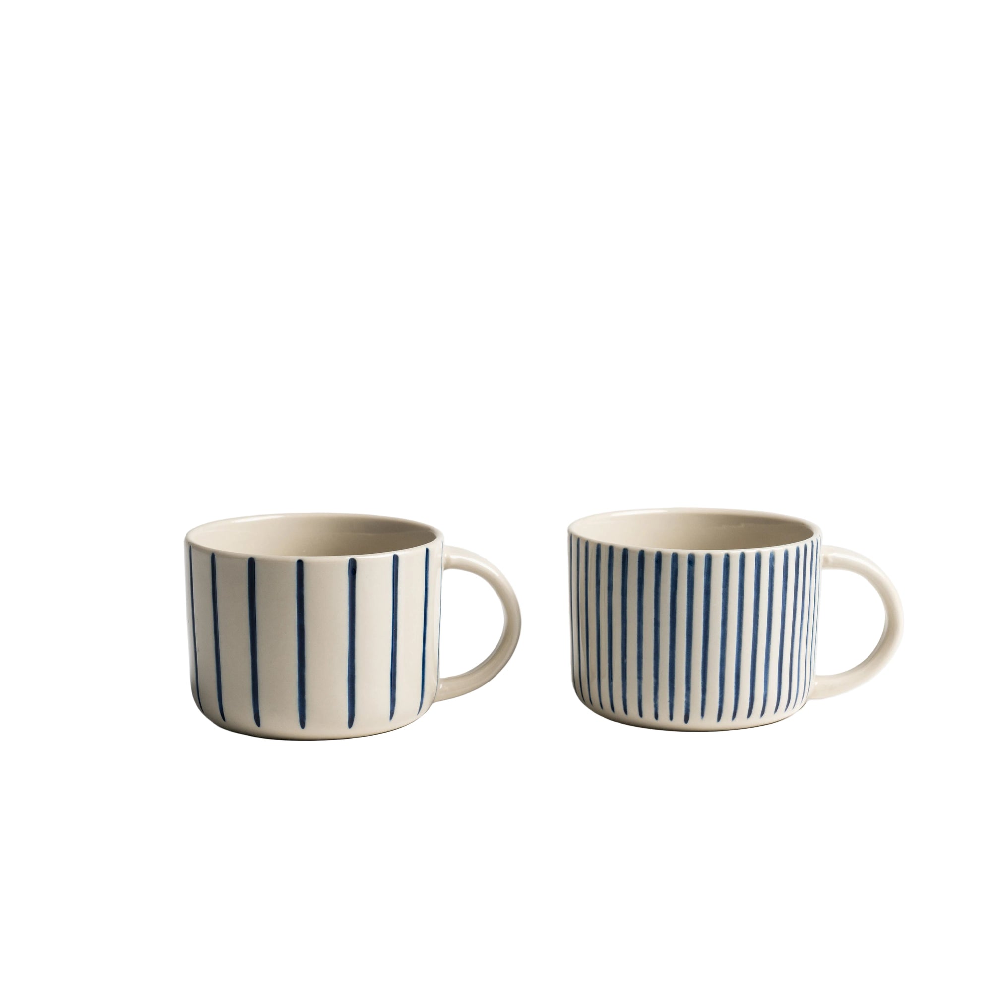 Yarrow Mug - Brushed Indigo Blue - Medium (Set of 2)