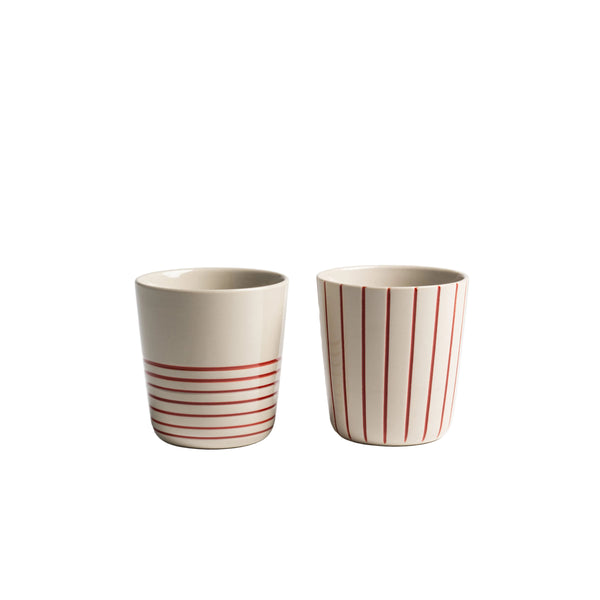 Sorrel Beaker - Brushed Earth Red - Large (Set of 2)