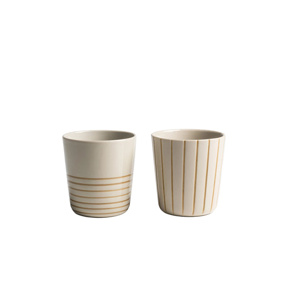 Sorrel Beaker - Brushed Mustard Yellow - Large (Set of 2)