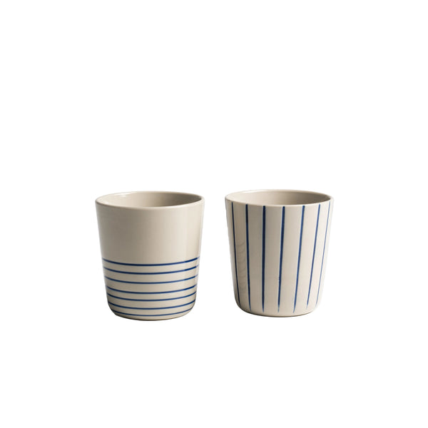 Sorrel Beaker - Brushed Indigo Blue - Large (Set of 2)