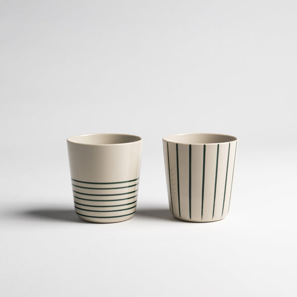Sorrel Beaker - Brushed Sea Green - Large (Set of 2)