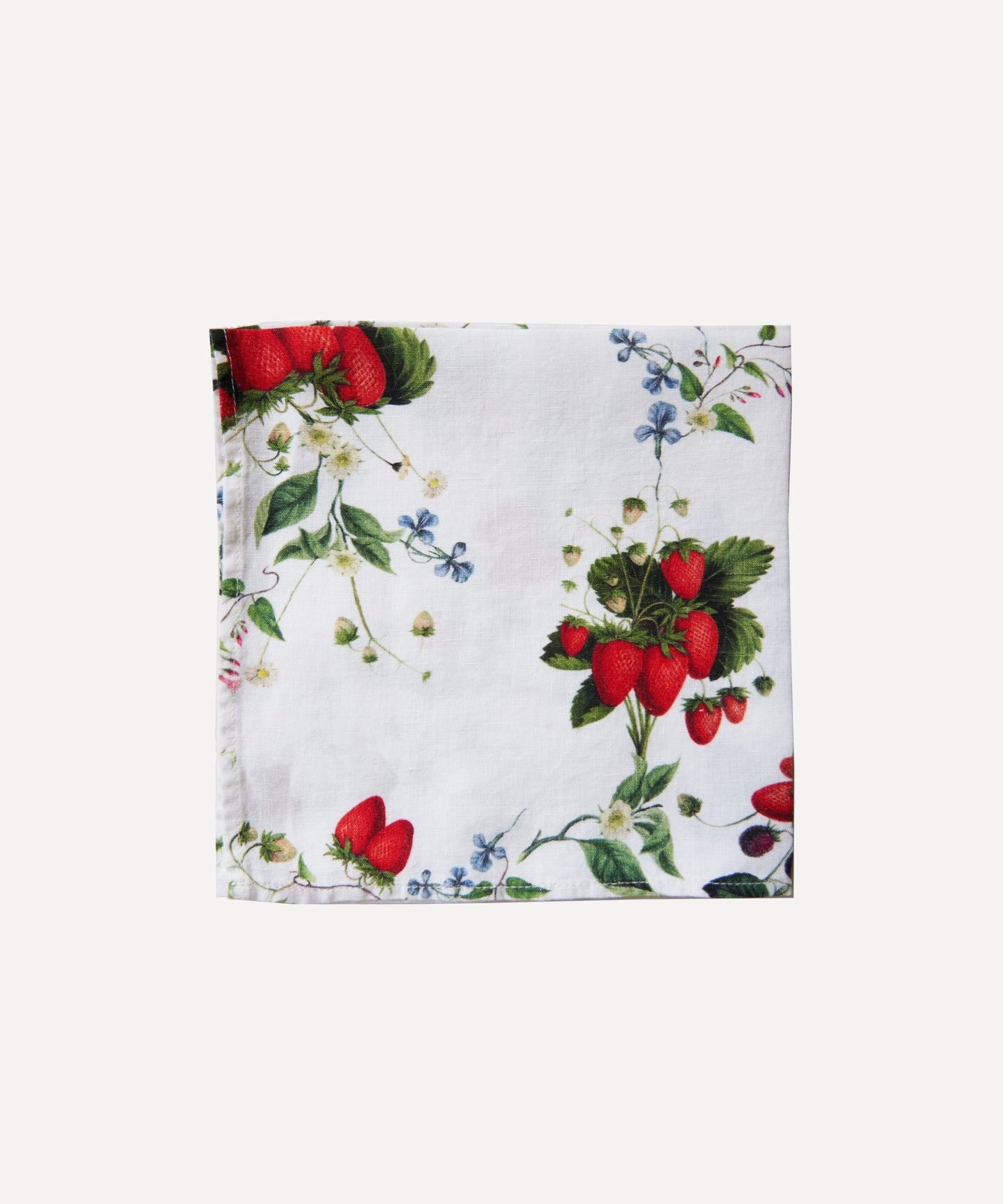Wild Strawberry Linen Napkin