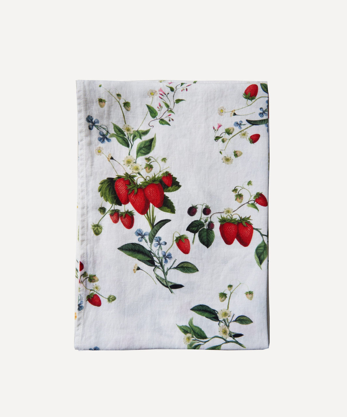 Wild Strawberry Linen Runner