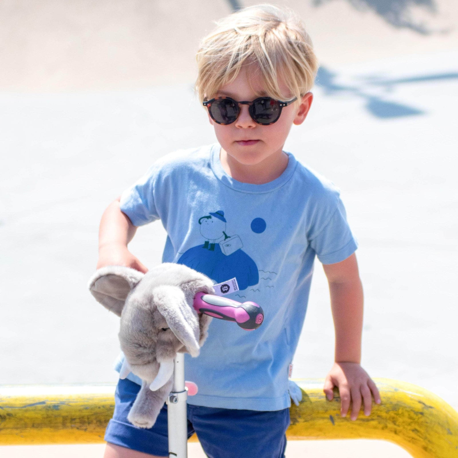 George the Elephant Wall Mounted Plush Head