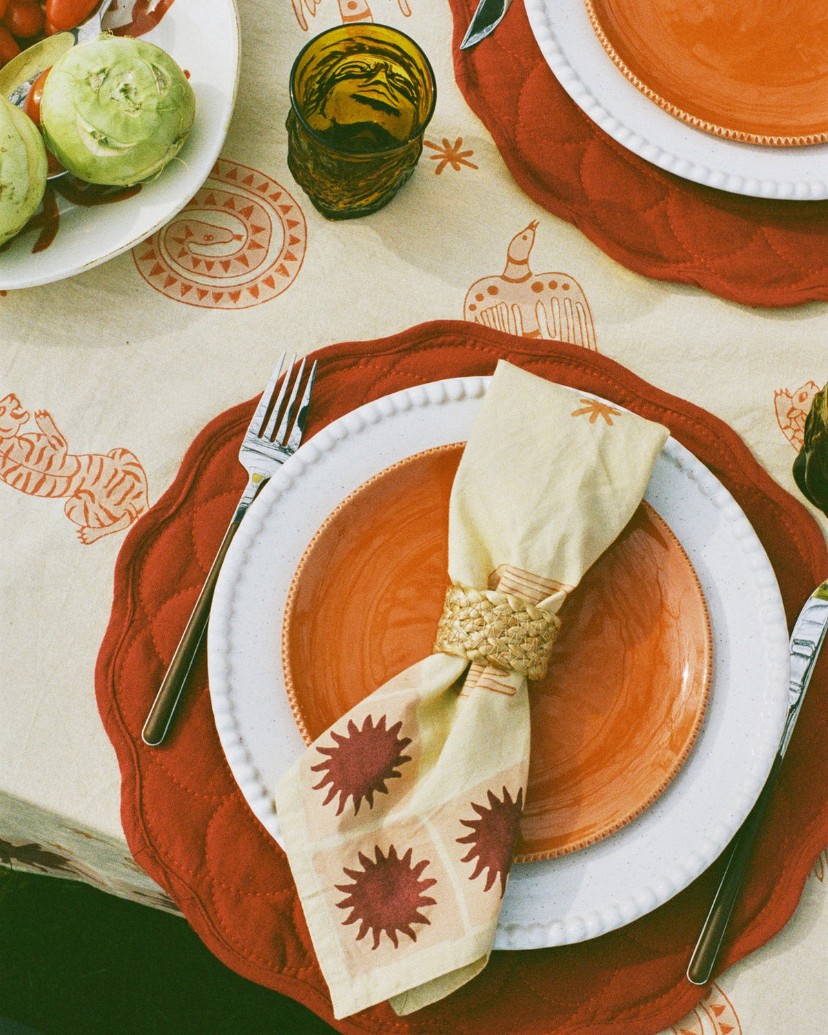 The Pink Wildlife Napkin Set of 2