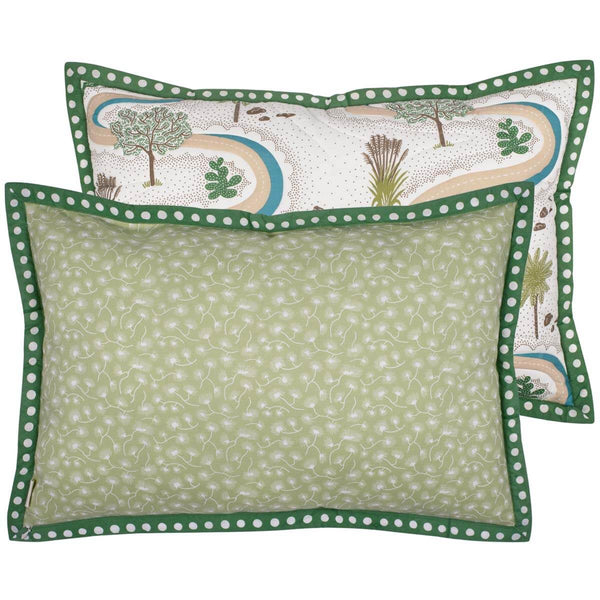 Winding Roads Quilted Cushion Cover