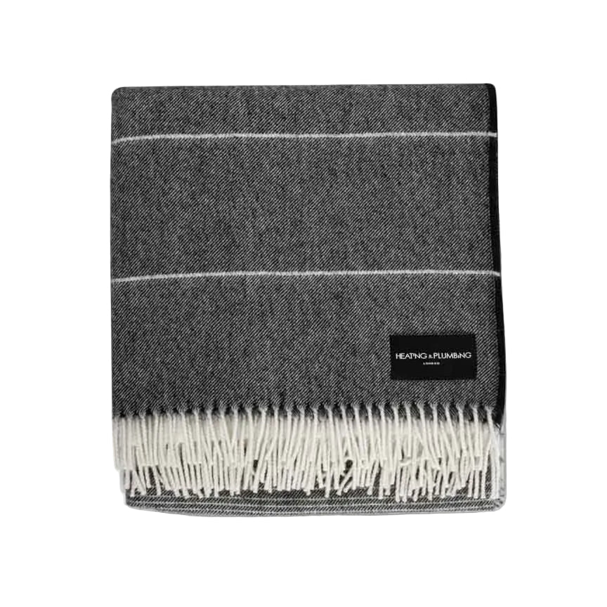 Wonderland - Alpaca & Merino Lambswool Blanket - Carbon Grey - Heating & Plumbing London - Throw