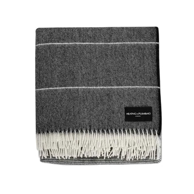 Wonderland - Alpaca & Merino Lambswool Blanket - Carbon Grey - Heating & Plumbing London - Throw