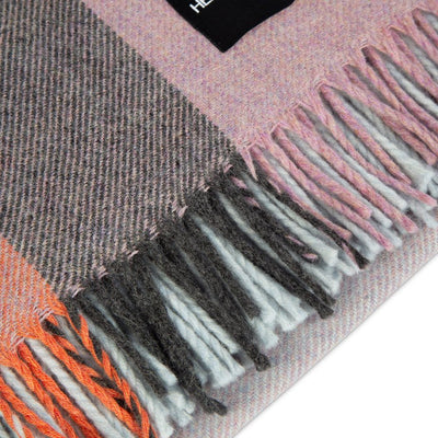 Wonderland - Alpaca & Merino Lambswool Blanket - Contemporary Soft Pink - Heating & Plumbing London - Throw