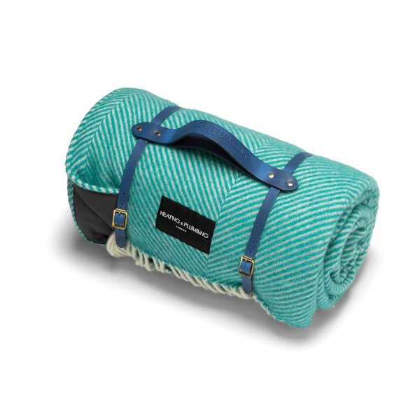 Pure New Wool Picnic Blanket - Cornish Cove