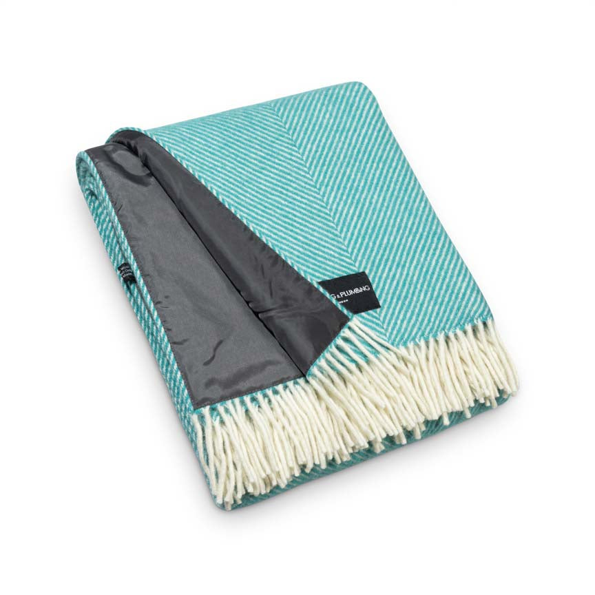 Pure New Wool Picnic Blanket - Cornish Cove