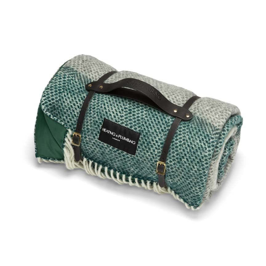 Pure New Wool Picnic Blanket - Down to the Valley